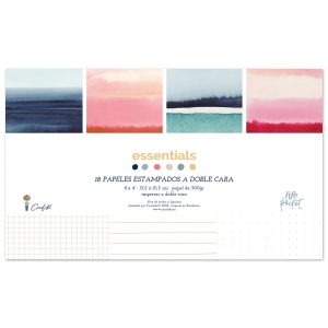 PREVENTA Bloc de tarjetas 6×4 Essentials Watercolor de Cocoloko-1-min