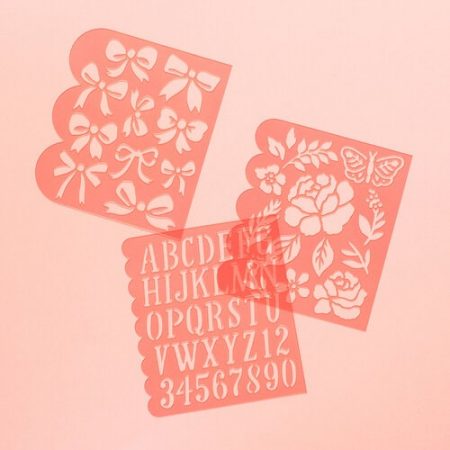 SET DE STENCIL – MAGGIE HOLMES – GARDEN PARTY – Crea con Amor